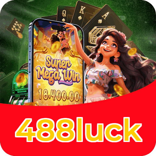 Números do app 488luck em material de marketing — ilustração, não auditoria